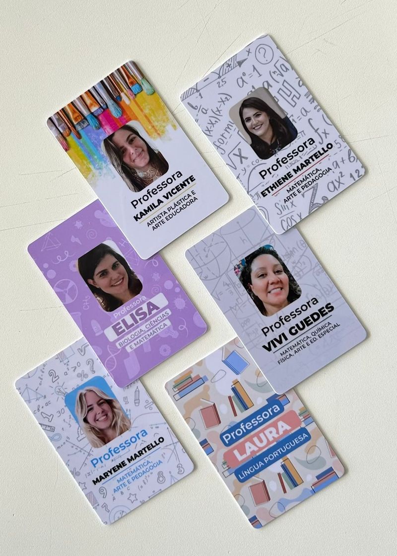 Crachá em PVC Personalizado com a Sua Foto — Frente e Verso | 54x86mm — foto 2 de 8