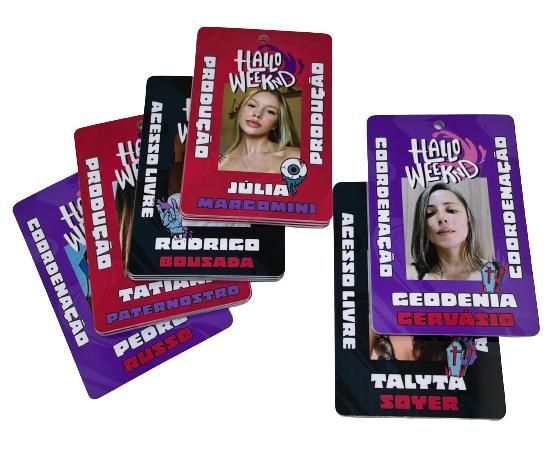 Crachá em PVC Personalizado com a Sua Foto — Frente e Verso | 54x86mm — foto 8 de 8