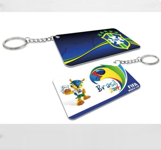 Controle de Acesso para a sua empresa — Tags de Bagagem em PVC com Argola e Corrente — Frente e Verso