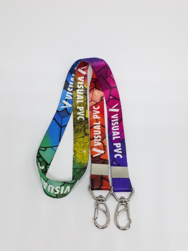 Cordões para Crachás personalizados personalizados para a sua empresa — Cordão para Crachá Personalizado 25mm — Mosquete nas Duas Pontas | Sublimação 4x4