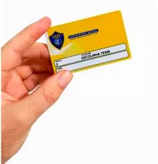 Cartões em PVC para o seu cliente — Cartões em PVC Pré-Impressos 0,76mm — A Arte Já Vem, o Dado Você Coloca