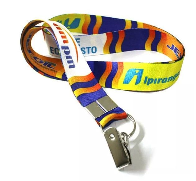 Cordão para Crachá Personalizado 15mm — Argola e Jacaré | Sublimação 4x4 — foto 2 de 4