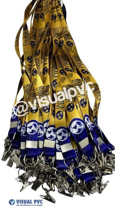 Cordão para Crachá Personalizado 25mm — Argola e Jacaré | Sublimação 4x4 — foto 5 de 6