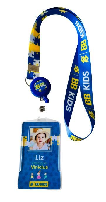 Kits Personalizados para a sua empresa — Kit 10 Crachás + Cordões 20mm + Protetores + Roller Clips + Arte