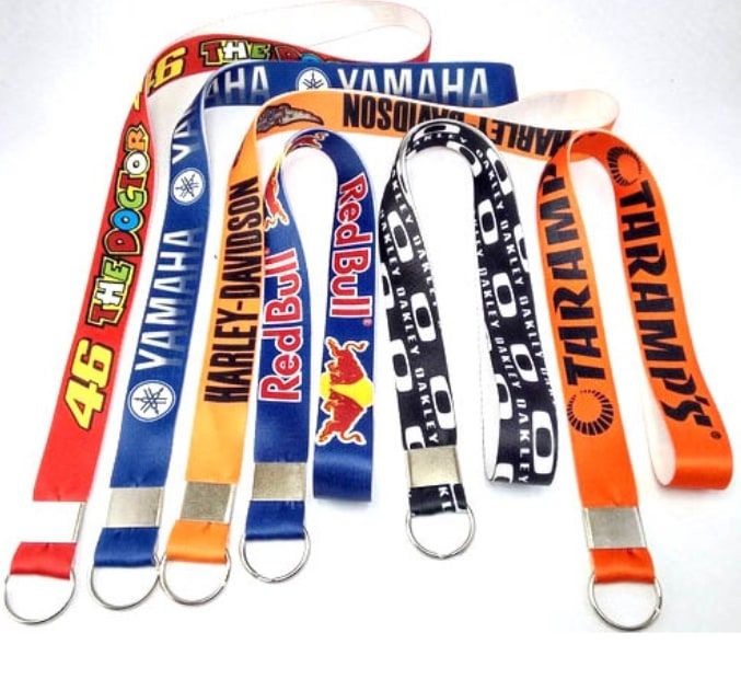 Cordões personalizados com a sua logo — Cordão para Crachá 25mm com 1,70m e Argola — Tiracolo, Sublimação 4x4