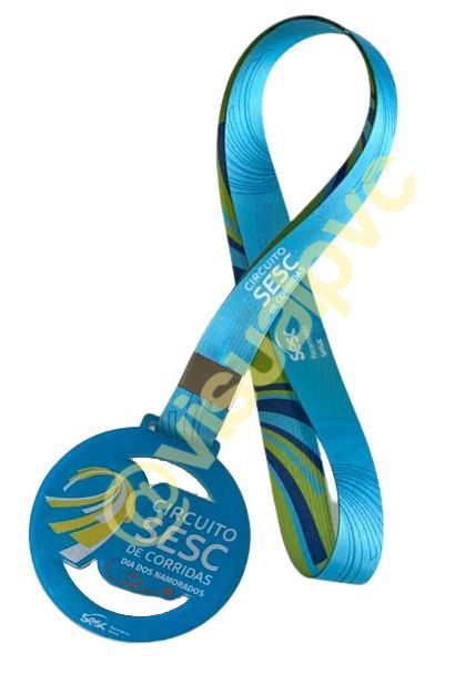 Kits Personalizados para a sua empresa — Kit 3 Medalhas em Acrílico + Cordões Personalizados 25mm
