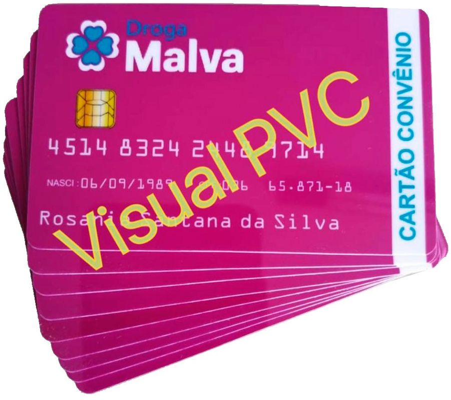 Carteira de Membro em PVC — Frente e Verso | 54x86mm — foto 2 de 2